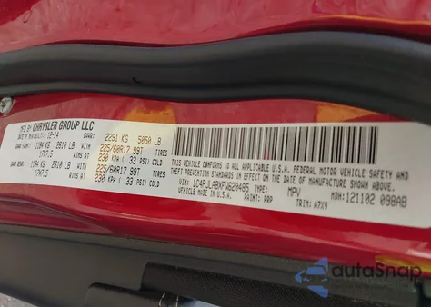 2015 Jeep Cherokee Sport из США, поврежденный, VIN 1C4PJLABXFW620485